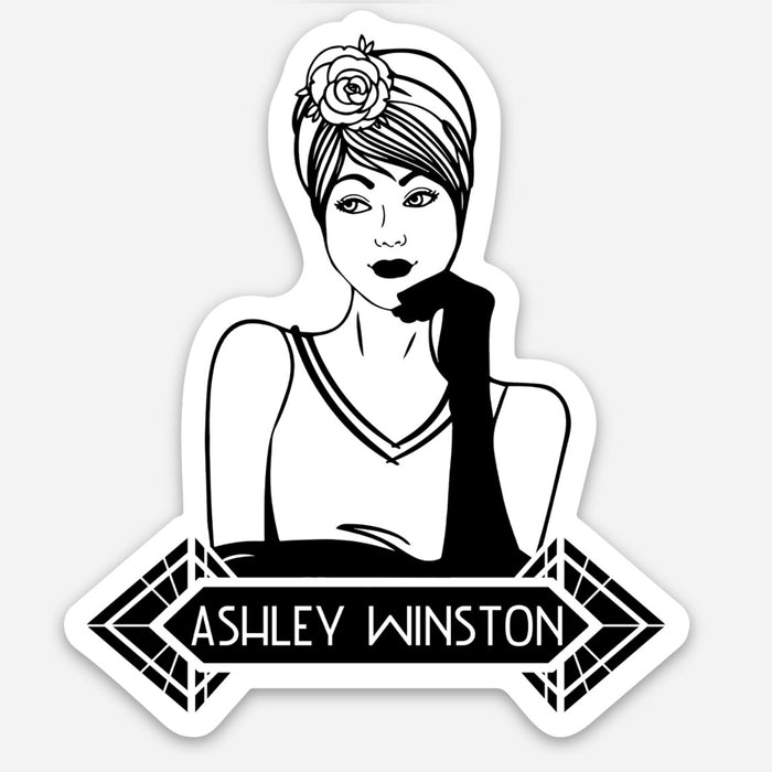 Die Cut Character Sticker - Ashley