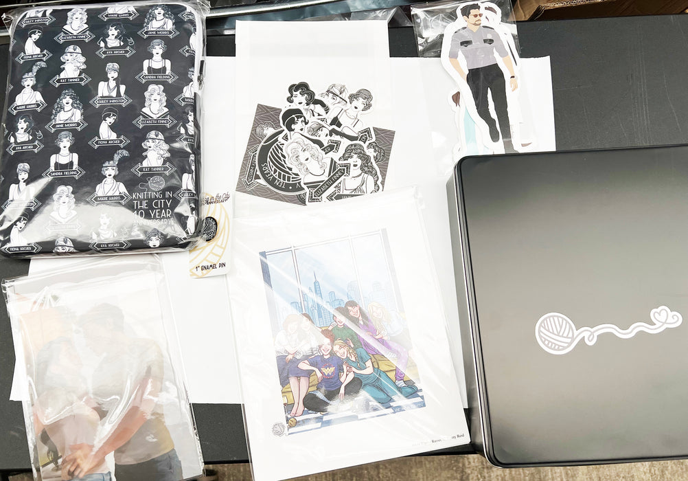 All Character Art (vellums, prints, stickers, bookmarks, Book Beau, and pin)
