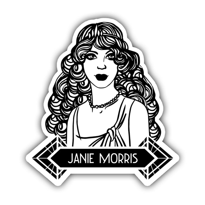 Die Cut Character Sticker - Janie
