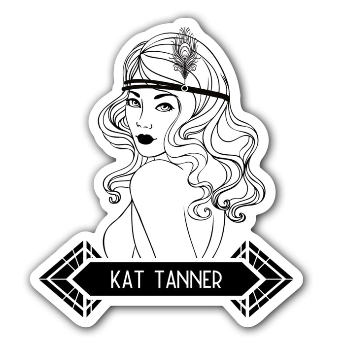 Die Cut Character Sticker - Kat