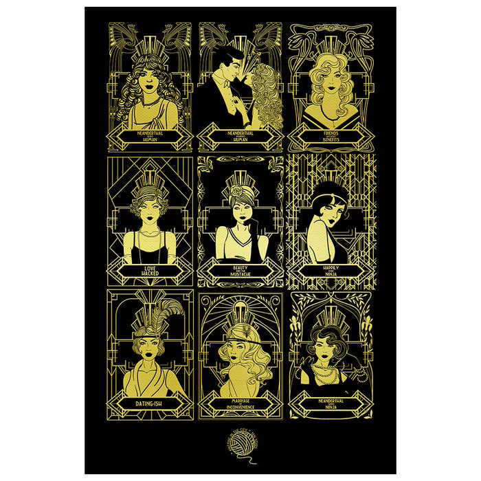12x18 Gold Foil Art poster