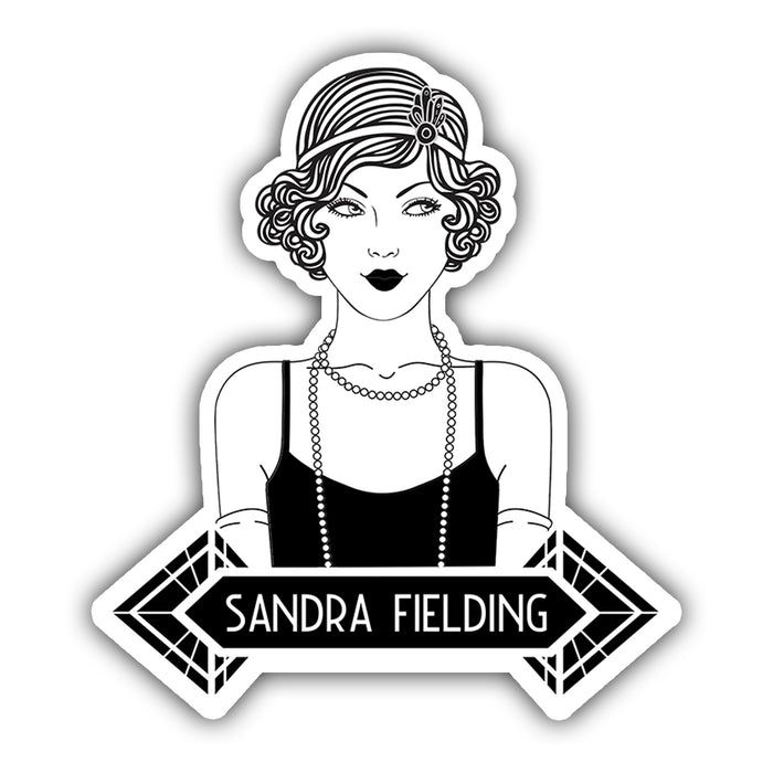 Die Cut Character Sticker - Sandra