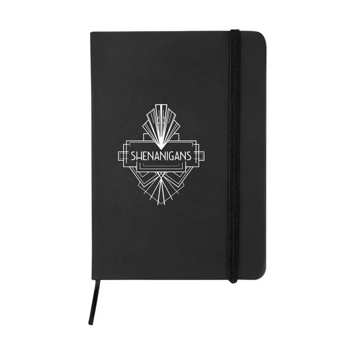 "Shenanigans" elastic closure hardback journal