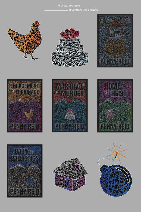 Winston Brothers Neat Stuff: Solving for Pie: Cletus and Jenn Mysteries Series Sticker Sheet