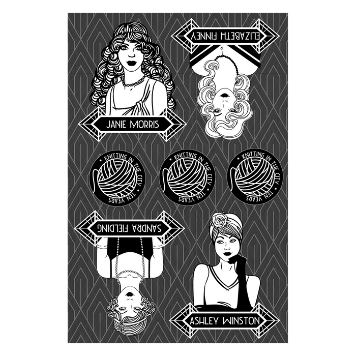 Set of Character Sticker Sheets (2)