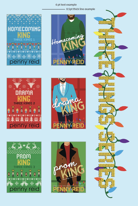 Penny Reid Neat Stuff: ALL the Series Sticker Sheets